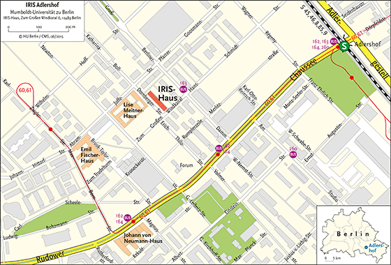 Landkarte IRIS Adlershof